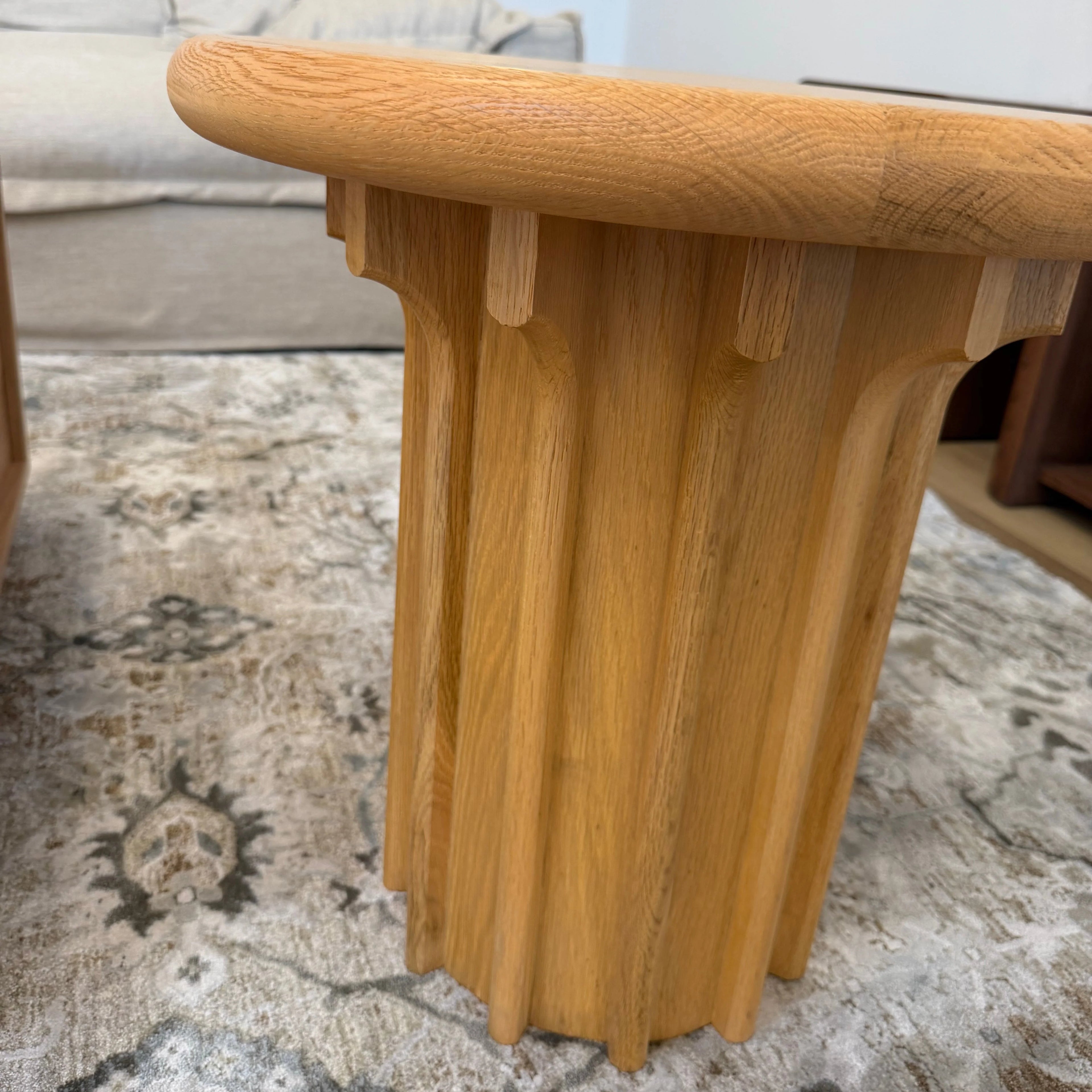 Corin Side Table White oak（karhyn studio sale）