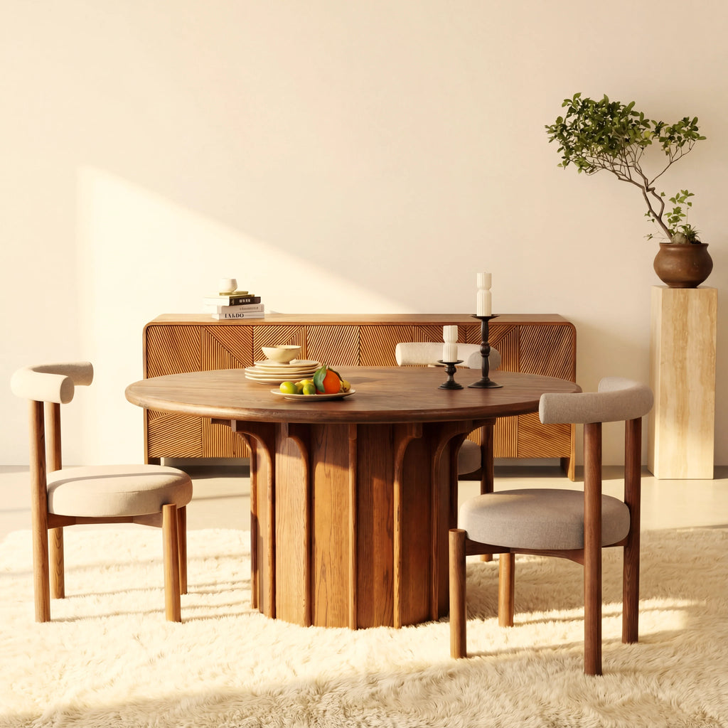Corin Dining Table White oak