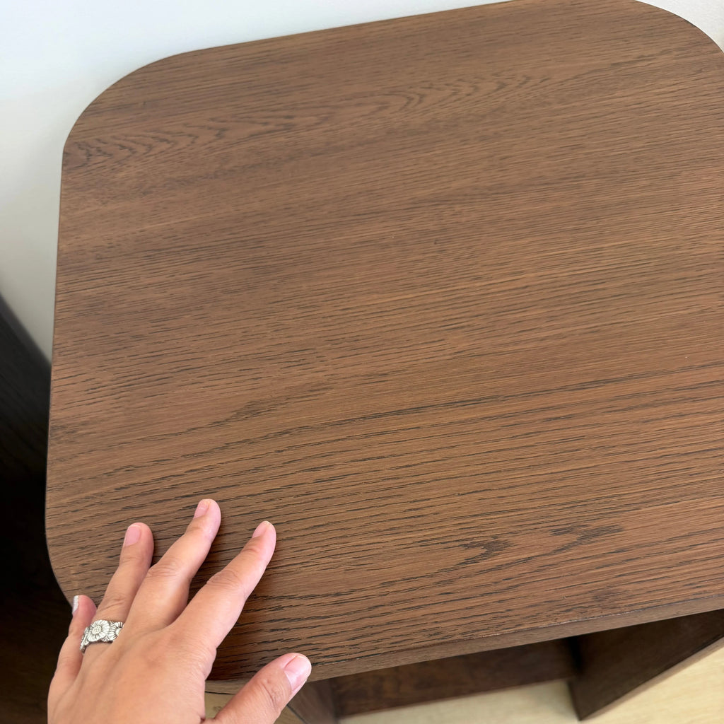 Ovelo Side Table All-oak construction（karhyn studio sale）