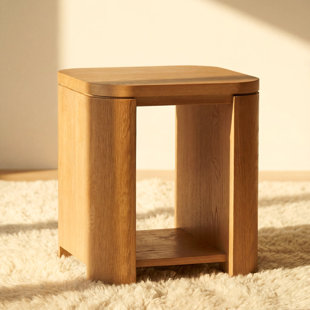 Ovelo Side Table All-oak construction