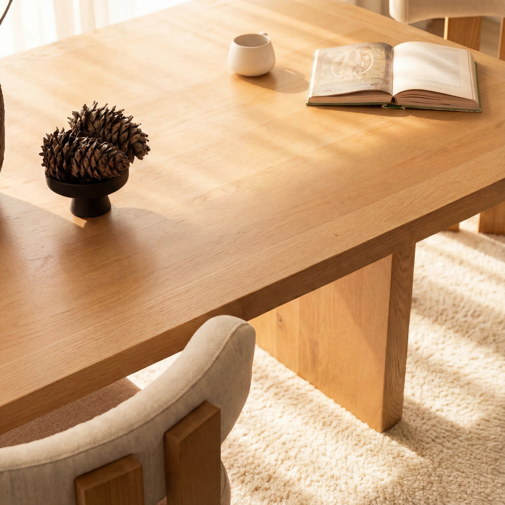 Ovelo Dining Table All-oak construction