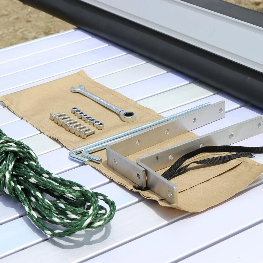 Truck or Car Awning, 6.5x8 Feet, Poly-Cotton Ripstop Fabric, Tan