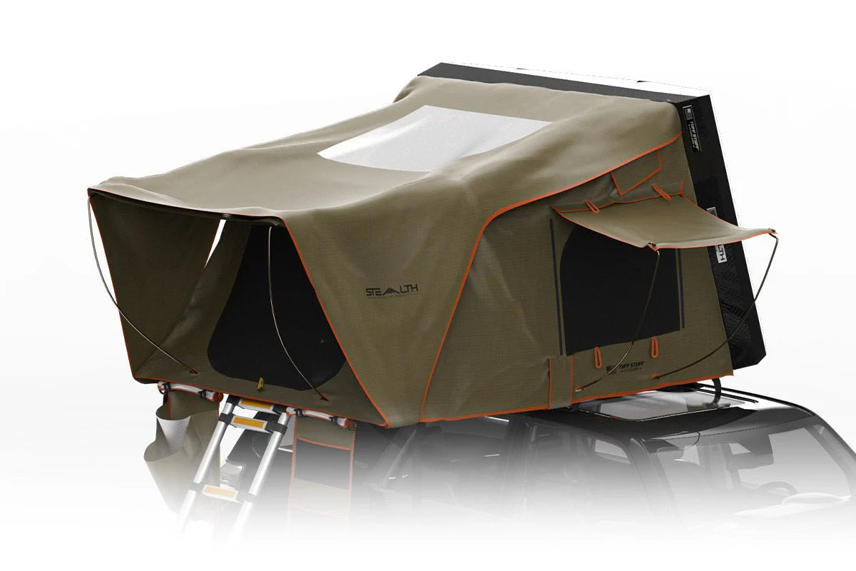 Stealth Hardshell Rooftop Tent, Aluminum, 3 Person, Black