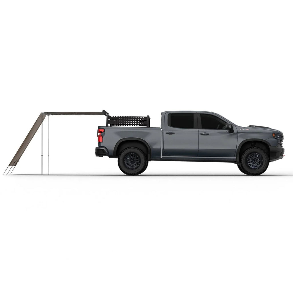 Truck or Car Awning Shade Wall, 4.5x6 Feet, Poly-Cotton Ripstop Fabric, Tan