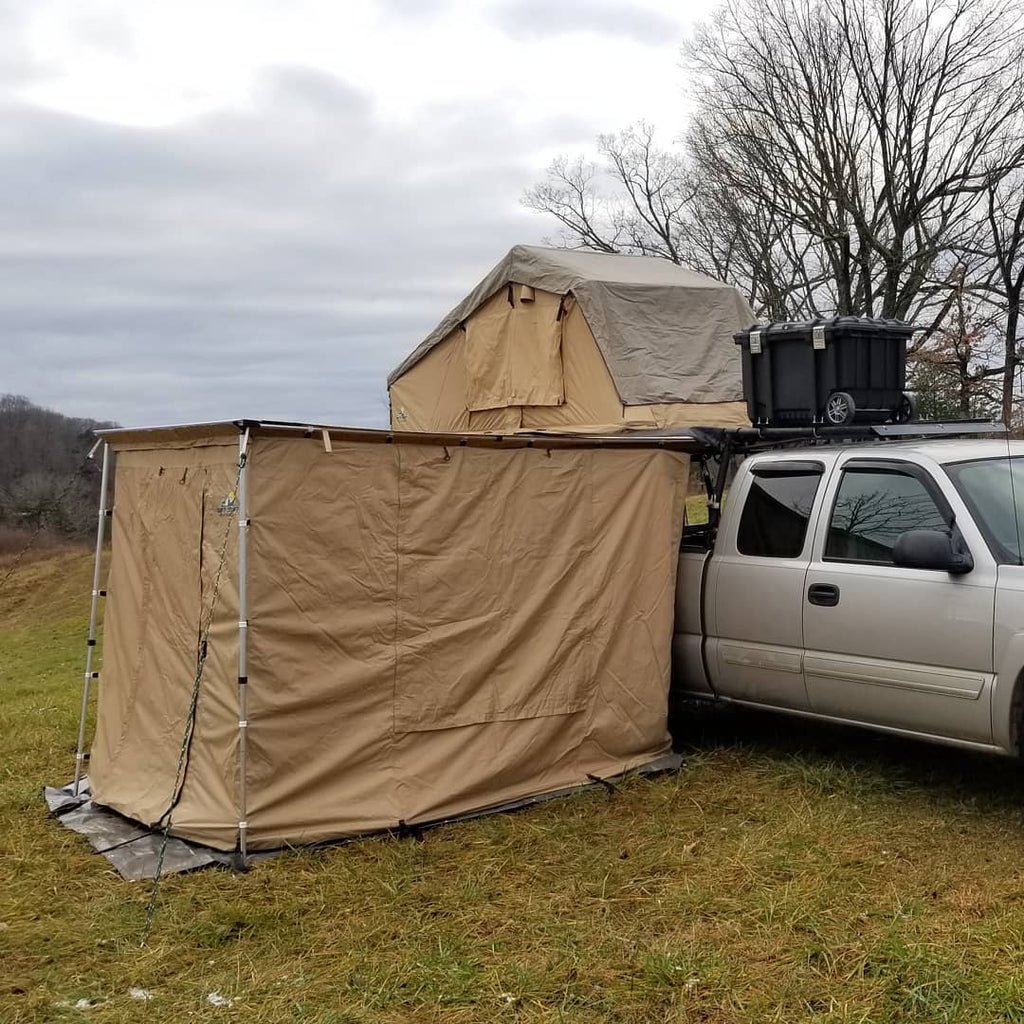 Awning Shelter Room w/ PVC Floor, 280G Material, 6.5'x8'