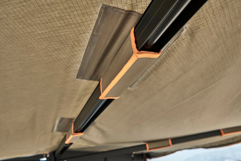 270 Degree Awning, Compact, Driver Side, C-Channel Aluminum, Olive