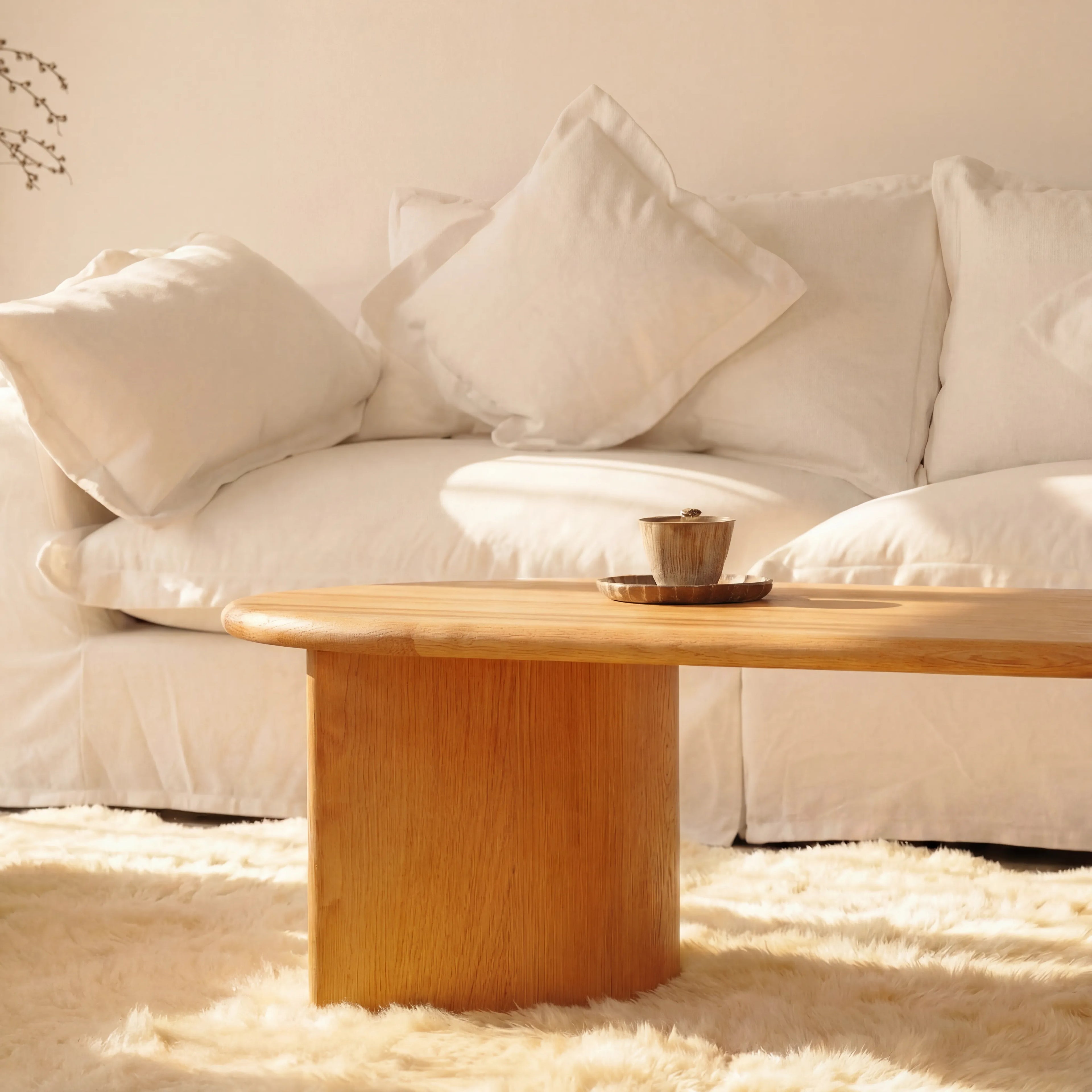 Haven Coffee Table White oak