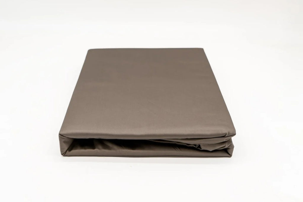 Alpha Cotton Fitted Sheets, Grey