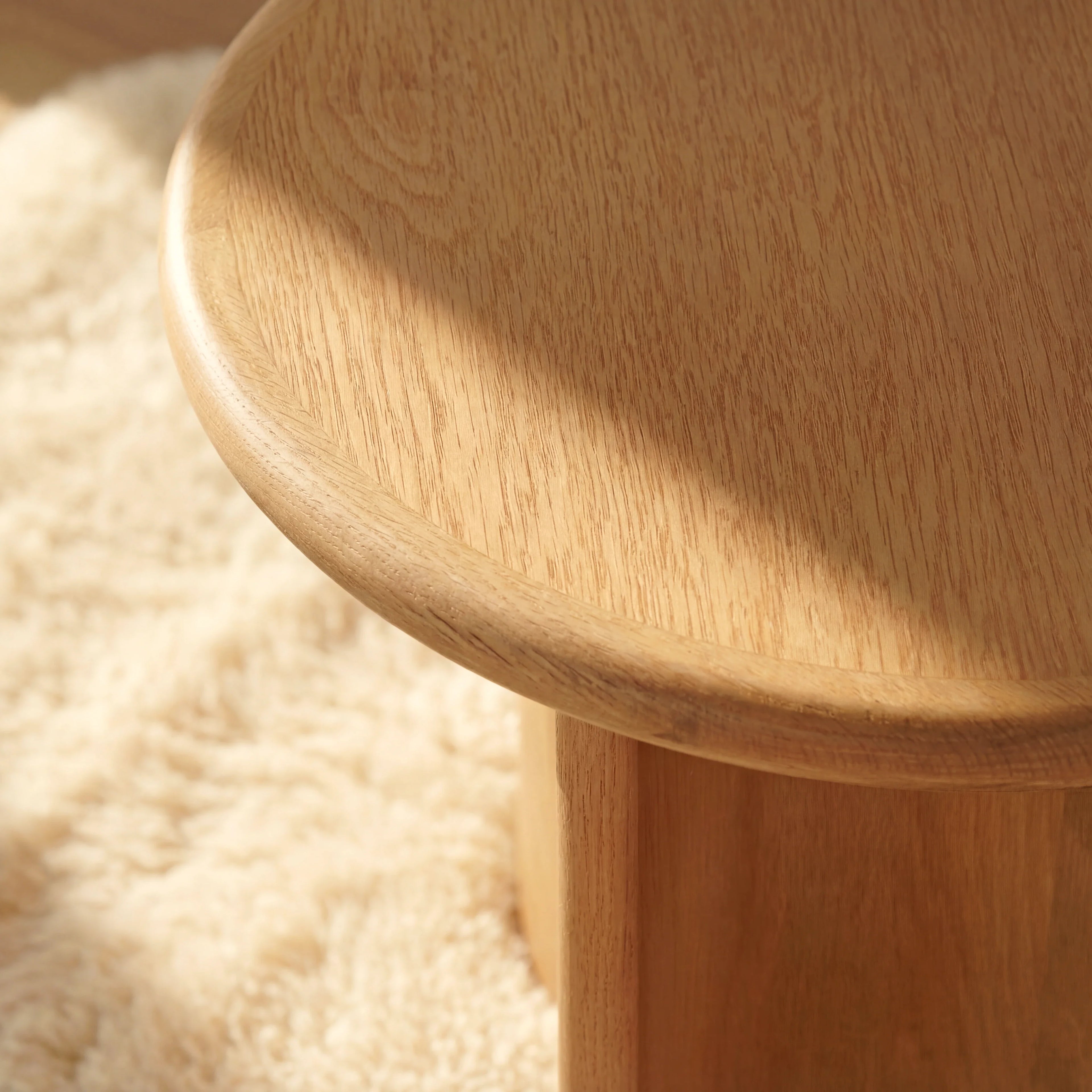 Haven Side Table White oak