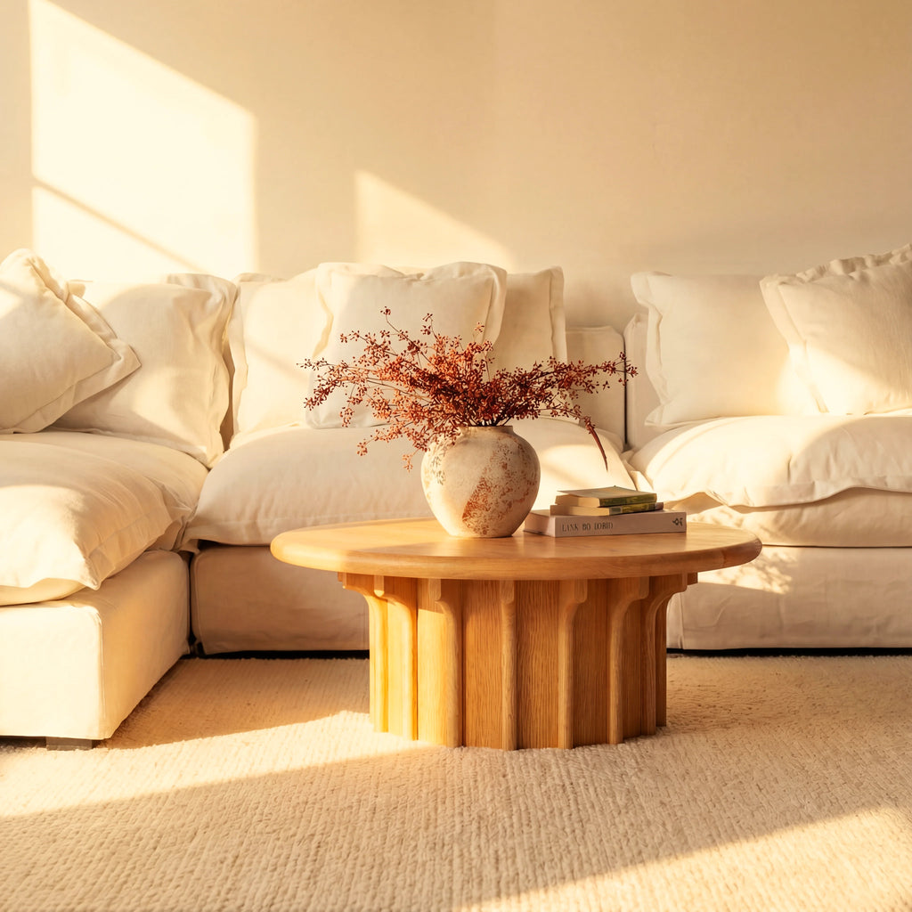 Corin Coffee Table White oak