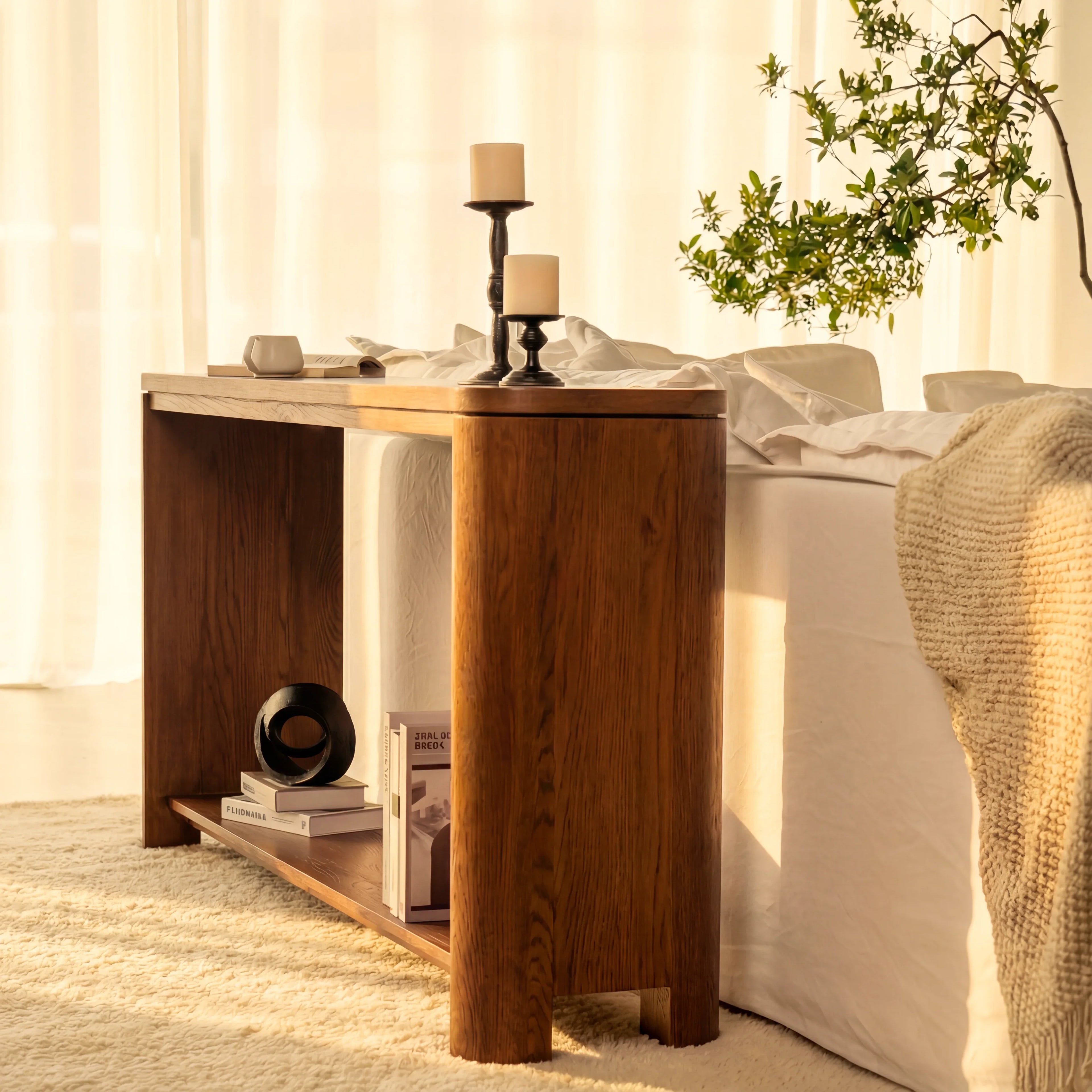 Ovelo Console Table All-oak construction