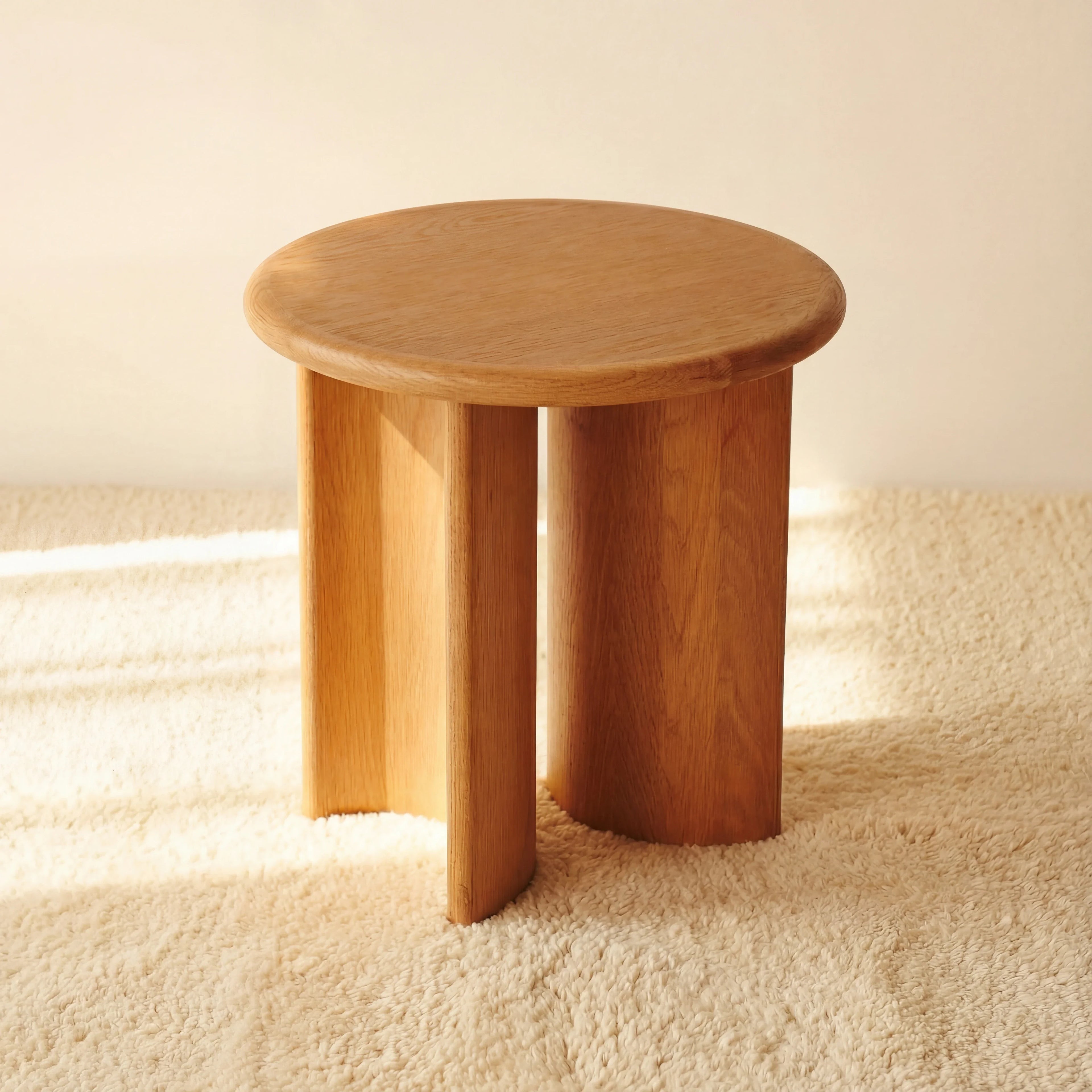 Haven Side Table White oak