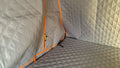 Insulated RTT Liner, Quilted, Zip-in, Gray