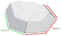 270 Degree Awning Shade Walls, fits XL Driver Side Only, Door & Wall, Olive, Pack 1